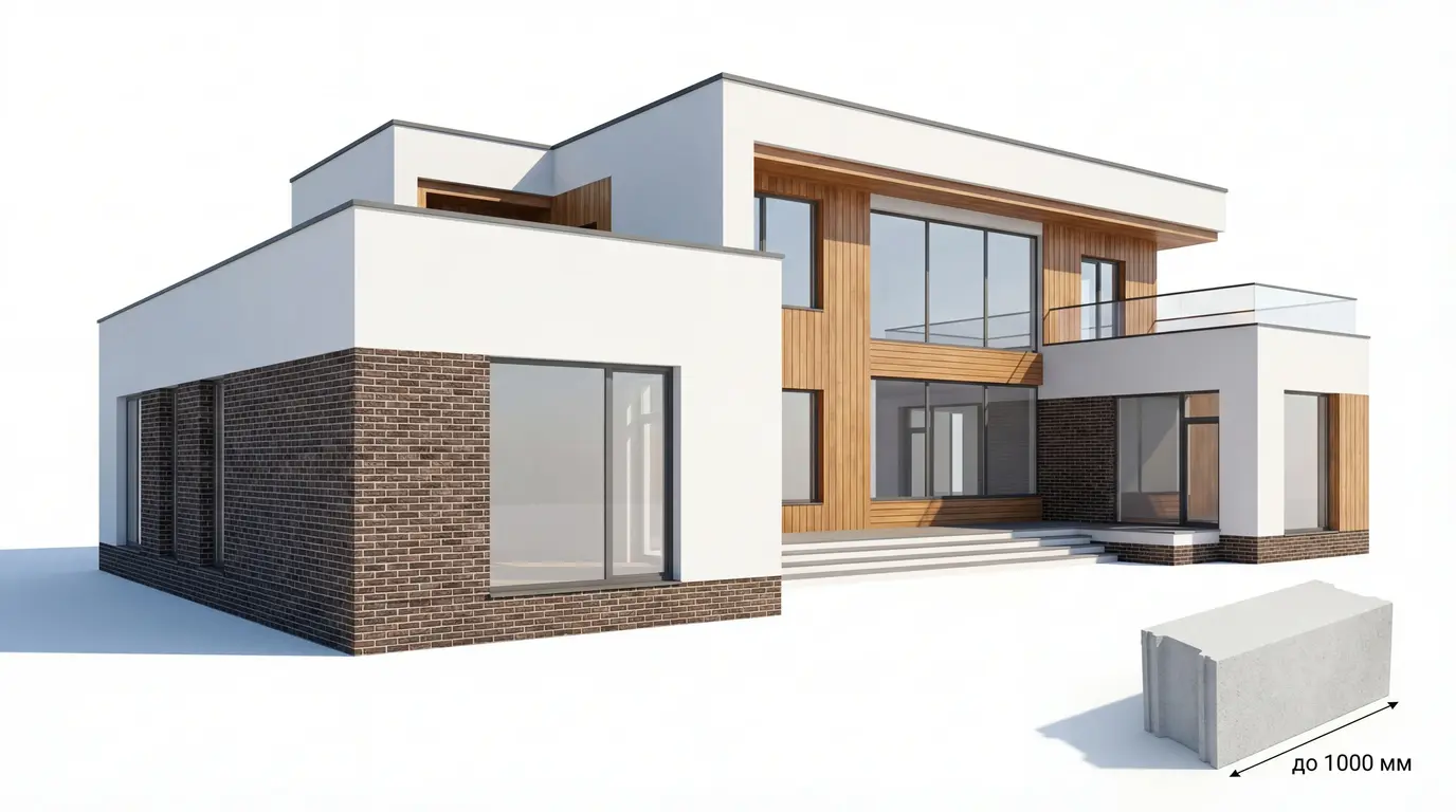 Рендеры домов на белом фоне — стиль «райт render1»
